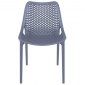 Комплект пластиковых стульев Siesta Contract Air Set 4 стеклопластик темно-серый Фото 5