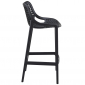 Комплект пластиковых барных стульев Siesta Contract Air Bar 75 Set 4 стеклопластик черный Фото 8