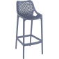 Комплект пластиковых барных стульев Siesta Contract Air Bar 75 Set 2 стеклопластик темно-серый Фото 4