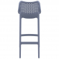 Комплект пластиковых барных стульев Siesta Contract Air Bar 75 Set 2 стеклопластик темно-серый Фото 7