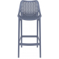 Комплект пластиковых барных стульев Siesta Contract Air Bar 75 Set 2 стеклопластик темно-серый Фото 8