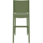 Комплект пластиковых барных стульев Siesta Contract Maya Bar 75 Set 2 стеклопластик оливковый Фото 6