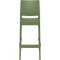 Комплект пластиковых барных стульев Siesta Contract Maya Bar 75 Set 2 стеклопластик оливковый Фото 7
