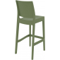 Комплект пластиковых барных стульев Siesta Contract Maya Bar 75 Set 2 стеклопластик оливковый Фото 8