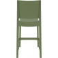Комплект пластиковых полубарных стульев Siesta Contract Maya Bar 65 Set 2 стеклопластик оливковый Фото 4