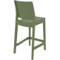 Комплект пластиковых полубарных стульев Siesta Contract Maya Bar 65 Set 4 стеклопластик оливковый Фото 9