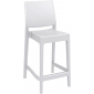 Комплект пластиковых полубарных стульев Siesta Contract Maya Bar 65 Set 2 стеклопластик белый Фото 4