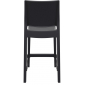 Комплект пластиковых полубарных стульев Siesta Contract Maya Bar 65 Set 2 стеклопластик черный Фото 4