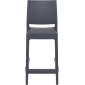 Комплект пластиковых полубарных стульев Siesta Contract Maya Bar 65 Set 4 стеклопластик темно-серый Фото 4
