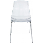 Комплект прозрачных стульев Siesta Contract Allegra Set 2 сталь, поликарбонат прозрачный Фото 4
