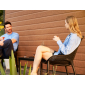 Столик пластиковый журнальный Siesta Contract Sky Side Table пластик черный Фото 10
