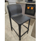 Комплект пластиковых барных стульев Nardi Net Stool Set 4 стеклопластик антрацит Фото 7