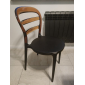 Комплект пластиковых стульев Siesta Contract Miss Bibi Set 4 стеклопластик, поликарбонат черный, янтарный Фото 12