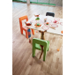 Стол детский Magis Little Flare поликарбонат, МДФ прозрачный, белый, оранжевый Фото 5