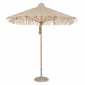 Зонт садовый плетеный Tagliamento Boho Macrame бук, хлопок натуральный Фото 1