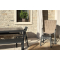 Комплект металлической мебели Nardi Set Rio Bench Alu алюминий антрацит Фото 7