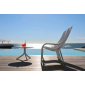 Лаунж-кресло пластиковое Nardi Net Lounge стеклопластик белый Фото 10