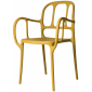 Кресло пластиковое Magis Mila полипропилен, стекловолокно желтый Фото 1