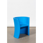 Кресло пластиковое детское Magis Trioli полиэтилен синий Фото 10