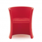 Кресло пластиковое детское Magis Trioli полиэтилен красный Фото 7