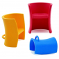 Кресло пластиковое детское Magis Trioli полиэтилен красный Фото 15
