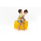 Кресло пластиковое детское Magis Trioli полиэтилен желтый Фото 7