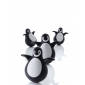 Неваляшка пластиковая Magis Pingy полиэтилен черный, белый Фото 3
