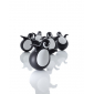 Неваляшка пластиковая Magis Pingy полиэтилен черный, белый Фото 4