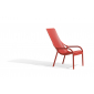 Лаунж-кресло пластиковое с подушкой Nardi Net Lounge стеклопластик, акрил коралловый, розовый Фото 20