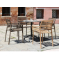 Комплект пластиковых кресел Nardi Doga Set 4 стеклопластик табак Фото 9