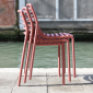 Комплект пластиковых стульев Nardi Doga Bistrot Set 2 стеклопластик марсала Фото 7