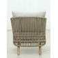 Комплект деревянной мебели Tagliamento Mali эвкалипт, алюминий, роуп, ткань натуральный Фото 21