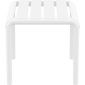 Столик пластиковый журнальный Siesta Contract Paris Side Table стеклопластик белый Фото 6