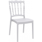 Комплект пластиковых стульев Siesta Contract Napoleon Set 4 стеклопластик белый Фото 6