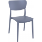 Комплект пластиковых стульев Siesta Contract Monna Set 2 стеклопластик темно-серый Фото 5