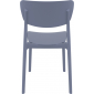 Комплект пластиковых стульев Siesta Contract Monna Set 2 стеклопластик темно-серый Фото 9