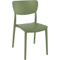 Комплект пластиковых стульев Siesta Contract Monna Set 2 стеклопластик оливковый Фото 5