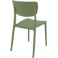 Комплект пластиковых стульев Siesta Contract Monna Set 2 стеклопластик оливковый Фото 8