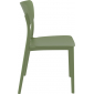 Комплект пластиковых стульев Siesta Contract Monna Set 4 стеклопластик оливковый Фото 7