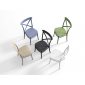 Комплект пластиковых стульев Siesta Contract Cross Set 2 стеклопластик темно-серый Фото 11