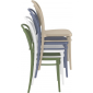 Комплект пластиковых стульев Siesta Contract Marcel Set 2 стеклопластик бежевый Фото 10