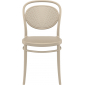 Комплект пластиковых стульев Siesta Contract Marcel Set 4 стеклопластик бежевый Фото 8