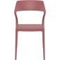 Комплект пластиковых стульев Siesta Contract Snow Set 4 стеклопластик марсала Фото 10