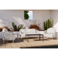 Комплект лаунж мебели Grattoni Soho алюминий, роуп, олефин белый, бежевый Фото 4