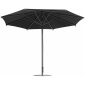 Зонт профессиональный Scolaro Napoli Standard алюминий, акрил антрацит, черный Фото 1