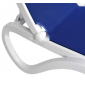 Комплект пластиковых лежаков Nardi Alfa Set 2 полипропилен, текстилен белый, синий Фото 13
