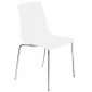 Комплект пластиковых стульев PAPATYA X-Treme S Set 4 сталь, поликарбонат хромированный, белый Фото 4