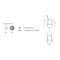 Комплект полубарных прозрачных стульев Scab Design Igloo Set 4 поликарбонат прозрачный Фото 2