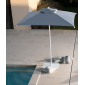 Зонт профессиональный Scolaro Lido Starwhite алюминий, акрил белый, серебристо-серый Фото 9