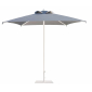 Зонт профессиональный Scolaro Lido Starwhite алюминий, акрил белый, серебристо-серый Фото 12
